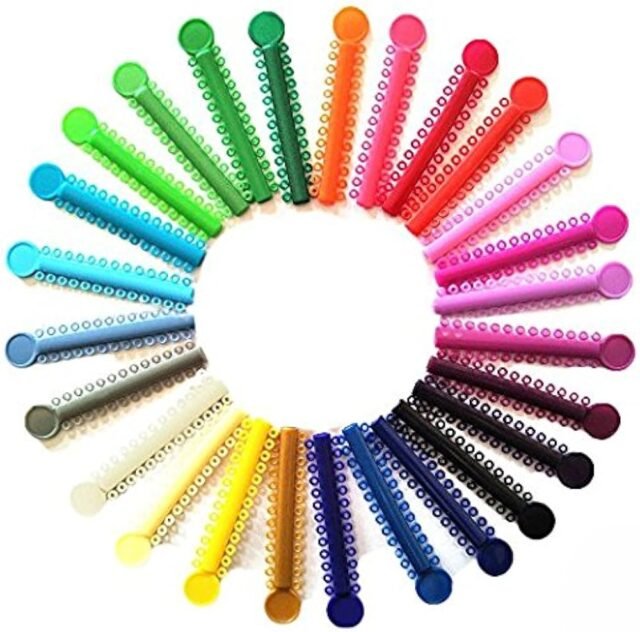Elastic Ligature Ties (Yellow)